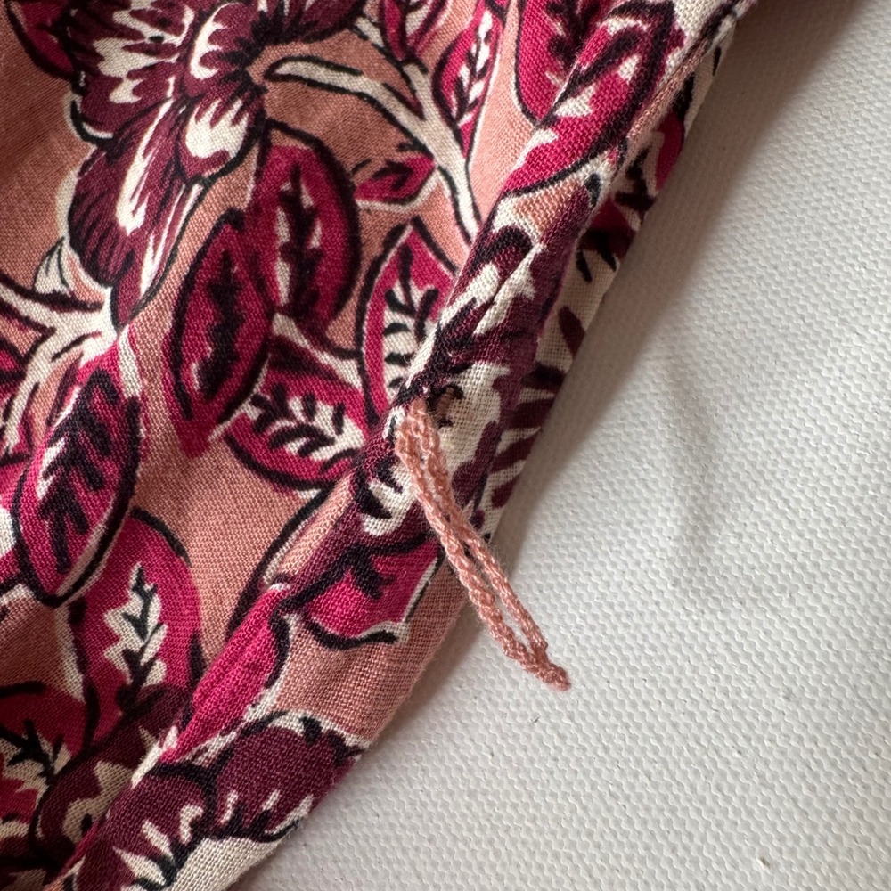 Faherty Pink Floral Midi Dress - Picture 6 of 15